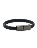 FAULETI CHARGE Câble bracelet tressé type C Couleurs : noir personnalisable avec votre logo