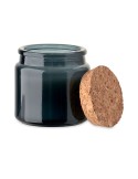 VALO Bougie en cire végétale 70 gr Matières : verre Couleurs : bleu marine accessoire événementiel unique