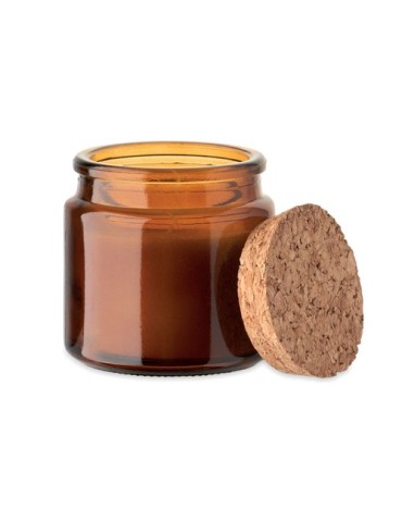 VALO Bougie en cire végétale 70 gr Matières : verre Couleurs : marron cadeau collaborateur premium
