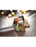 VALO Bougie en cire végétale 70 gr Matières : verre Couleurs : beige marquage laser ultra précis