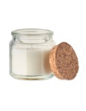 VALO Bougie en cire végétale 70 gr Matières : verre Couleurs : beige cadeau client original