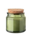 VALO Bougie en cire végétale 70 gr Matières : verre Couleurs : vert personnalisable avec votre logo