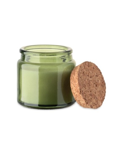 VALO Bougie en cire végétale 70 gr Matières : verre Couleurs : vert goodies entreprise design