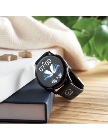 RIST Montre connectée IP67 étanche Couleurs : noir cadeau entreprise pas cher