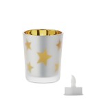 LANDLE Bougie LED Matières : verre Couleurs : doré
