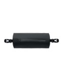 BRENNA SMALL Sac de sport en 300D RPET Couleurs : noir personnalisable avec votre logo