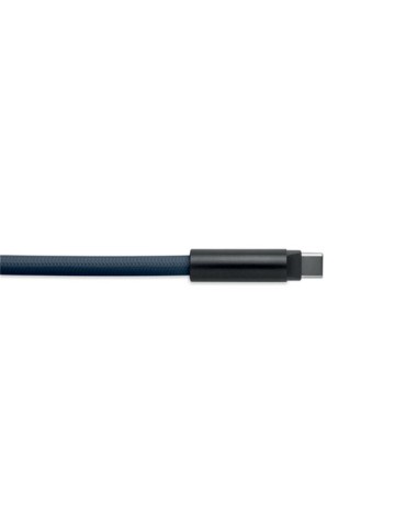 COCHARGE Cordon de charge 60W Matières : PET Couleurs : bleu marine marquage laser ultra précis