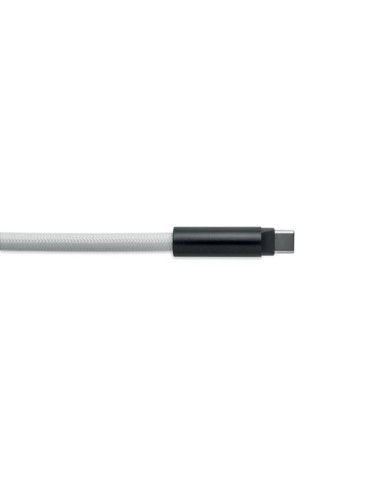 COCHARGE Cordon de charge 60W Matières : PET Couleurs : blanc cadeau entreprise pas cher