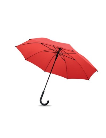 BRALA Parapluie 23'' ouverture auto Matières : PET Couleurs : rouge marquage couleur éclatante