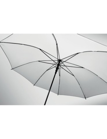 BRALA Parapluie 23'' ouverture auto Matières : PET Couleurs : blanc objet promo petit budget
