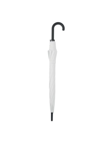 BRALA Parapluie 23'' ouverture auto Matières : PET Couleurs : blanc personnalisation rapide en France