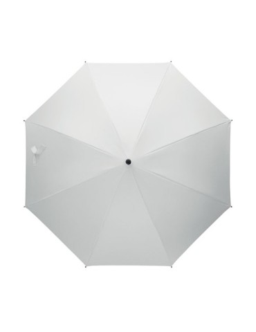 BRALA Parapluie 23'' ouverture auto Matières : PET Couleurs : blanc cadeau entreprise pas cher