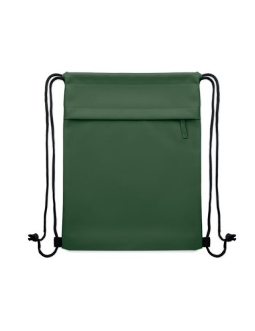 BANGKOK BAG Sac à cordon en 600D RPET Couleurs : vert foncé goodies entreprise design