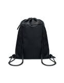 BANGKOK BAG Sac à cordon en 600D RPET Couleurs : noir cadeau entreprise pas cher
