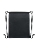 BANGKOK BAG Sac à cordon en 600D RPET Couleurs : bleu marquage laser ultra précis