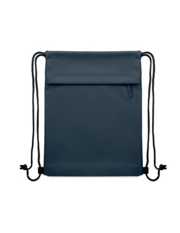 BANGKOK BAG Sac à cordon en 600D RPET Couleurs : bleu accessoire événementiel unique