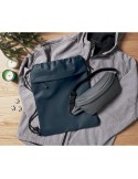 BANGKOK BAG Sac à cordon en 600D RPET Couleurs : bleu goodies personnalisé en stock