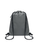 BANGKOK BAG Sac à cordon en 600D RPET Couleurs : pierre personnalisable avec votre logo