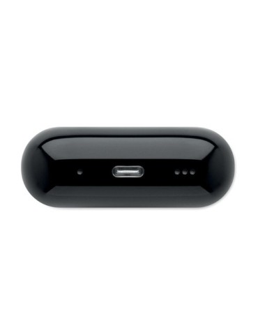 SILENCIO Ecouteurs TWS en ABS Couleurs : noir goodies publicitaire durable