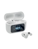 SILENCIO Ecouteurs TWS en ABS Couleurs : blanc personnalisable avec votre logo