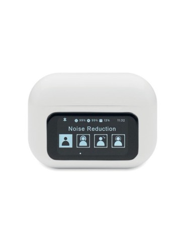 SILENCIO Ecouteurs TWS en ABS Couleurs : blanc impression logo haute qualité