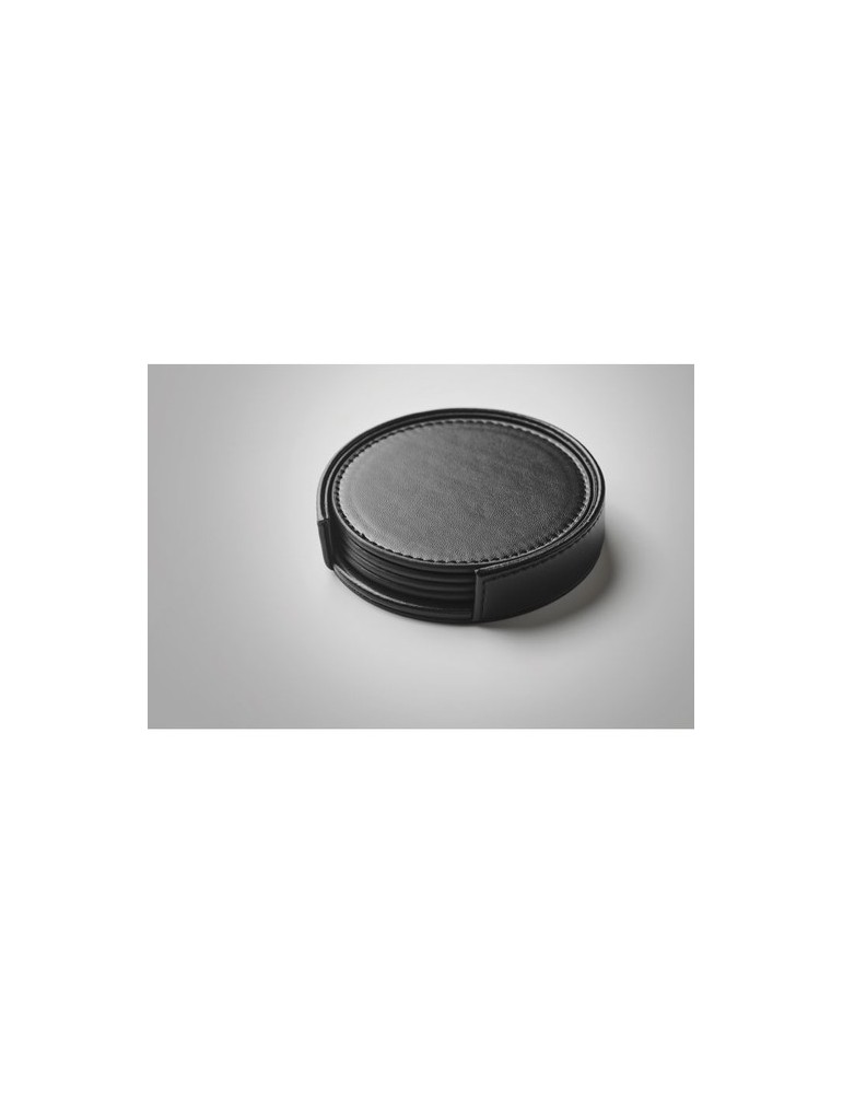 POSA SET Lot de 4 sous-verres en PU