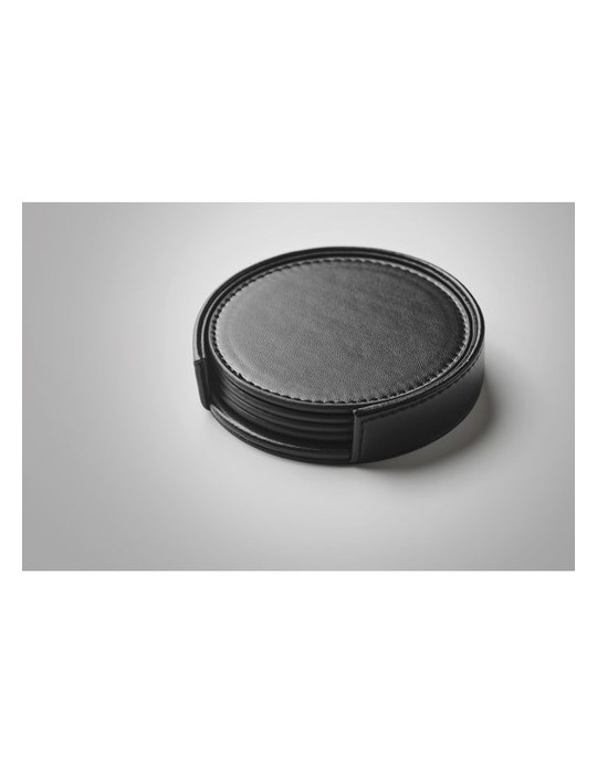 POSA SET Lot de 4 sous-verres en PU