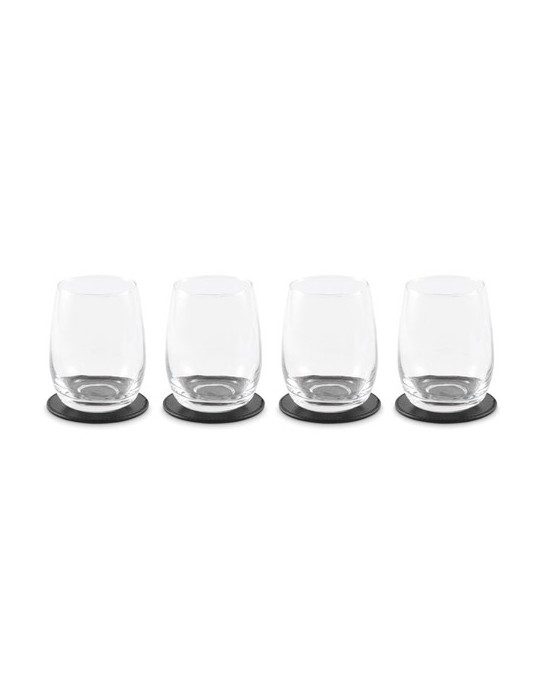 POSA SET Lot de 4 sous-verres en PU
