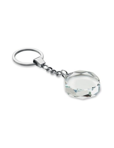 ROUNDWARD Porte-clés rond en verre 2