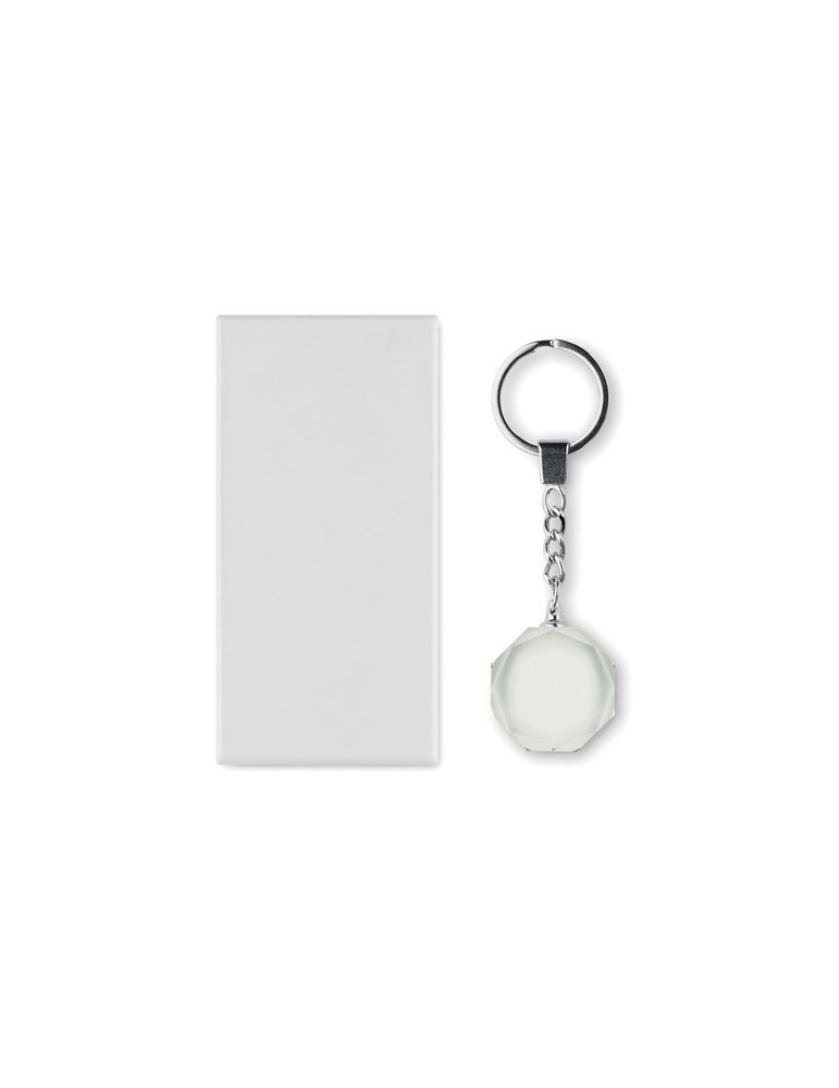 ROUNDWARD Porte-clés rond en verre