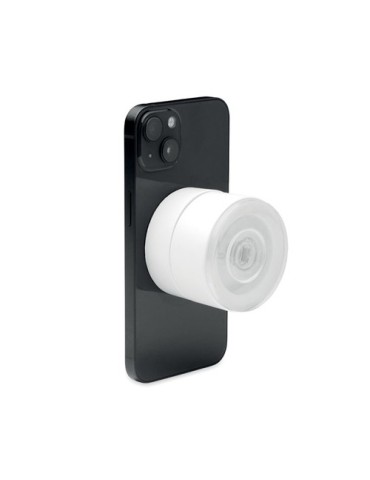 MAGPHONE Support magnétique téléphone Matières : ABS Couleurs : blanc personnalisable avec votre logo