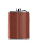 SLIMMY Flasque 200 ml Couleurs : marron impression logo haute qualité