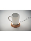MUGLET Chauffe-tasse en bambou Couleurs : bois cadeau entreprise pas cher