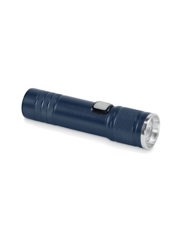 FLASHRA Lampe torche COB rechargeable Couleurs : bleu marine goodies publicitaire événementiel