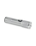 FLASHRA Lampe torche COB rechargeable Couleurs : argenté mat cadeau entreprise pas cher