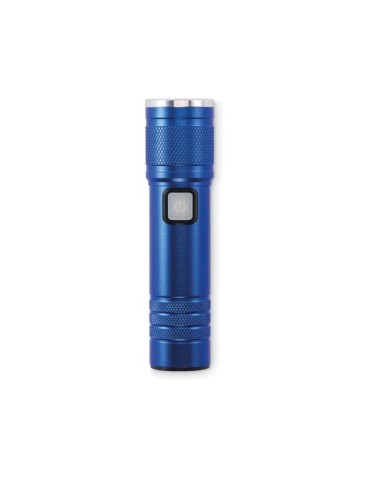 FLASHRA Lampe torche COB rechargeable Couleurs : bleu personnalisation sur mesure