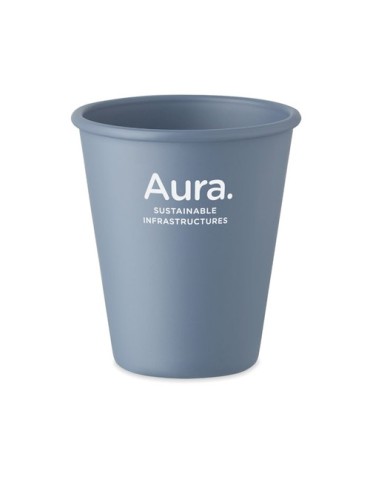 CUPFUL Gobelet en PLA simple paroi Couleurs : bleu pétrole impression haute définition