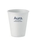 CUPFUL Gobelet en PLA simple paroi Couleurs : blanc objet promotionnel éco-responsable