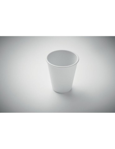 CUPFUL Gobelet en PLA simple paroi Couleurs : blanc personnalisation rapide en France