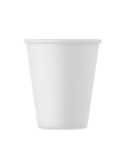 CUPFUL Gobelet en PLA simple paroi Couleurs : blanc impression logo haute qualité