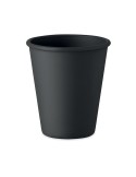 CUPFUL Gobelet en PLA simple paroi Couleurs : noir personnalisable avec votre logo