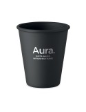 CUPFUL Gobelet en PLA simple paroi Couleurs : noir marquage laser ultra précis