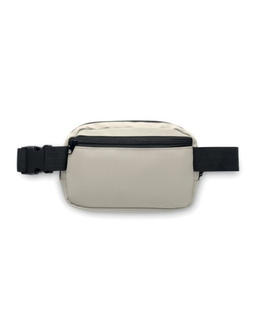 KOROVIN WAIST Sac banane en polyester 210D Couleurs : blanc cassé impression haute définition