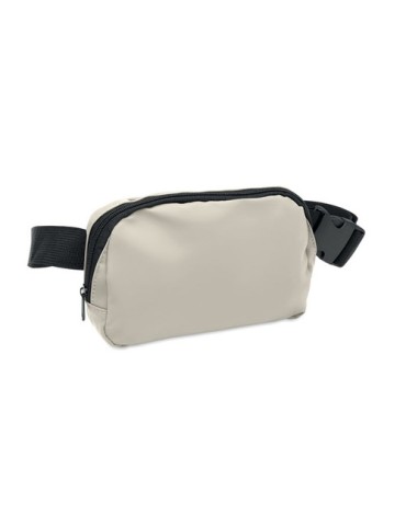 KOROVIN WAIST Sac banane en polyester 210D Couleurs : blanc cassé goodies publicitaire événementiel