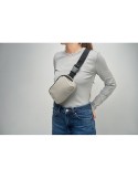 KOROVIN WAIST Sac banane en polyester 210D Couleurs : blanc cassé cadeau collaborateur premium