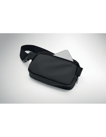 KOROVIN WAIST Sac banane en polyester 210D Couleurs : noir cadeau entreprise pas cher