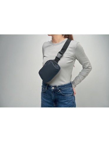 KOROVIN WAIST Sac banane en polyester 210D Couleurs : bleu marine marquage laser ultra précis