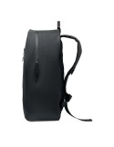 BRENNA Sac à dos ordinateur 300D RPET Couleurs : noir cadeau entreprise pas cher