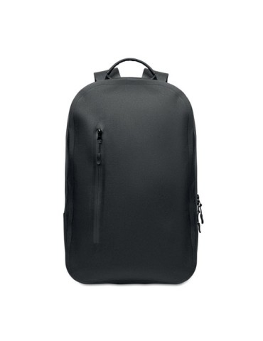 BRENNA Sac à dos ordinateur 300D RPET Couleurs : noir objet promotionnel éco-responsable