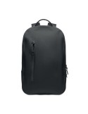 BRENNA Sac à dos ordinateur 300D RPET Couleurs : noir objet promotionnel éco-responsable